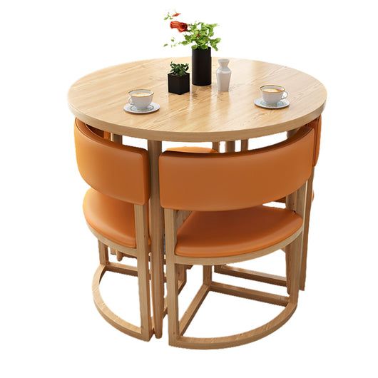 Round Coffee Table 4 Chair - Image 3